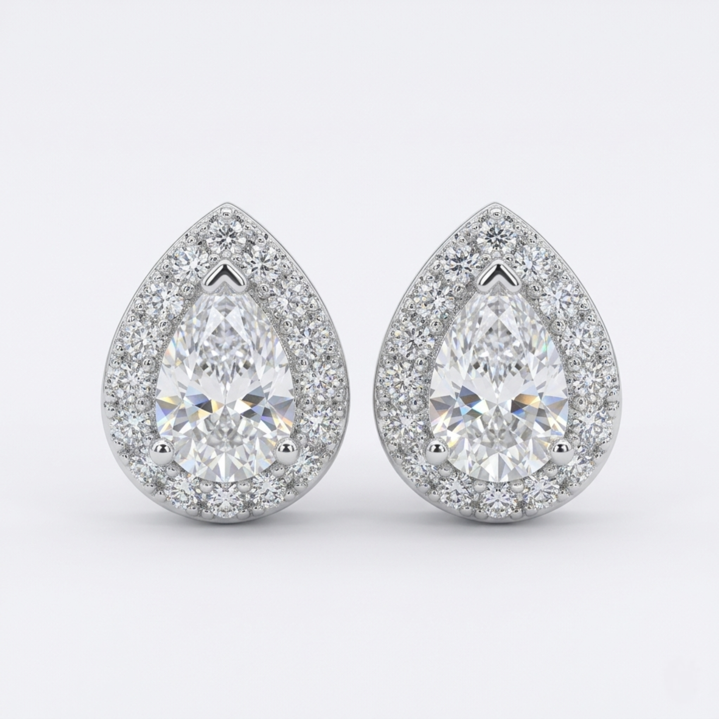 conjunto L'ÉCLAT pendientes de plata con circonitas